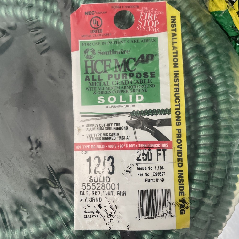 Hospital Grade 12/3  HFC Cable