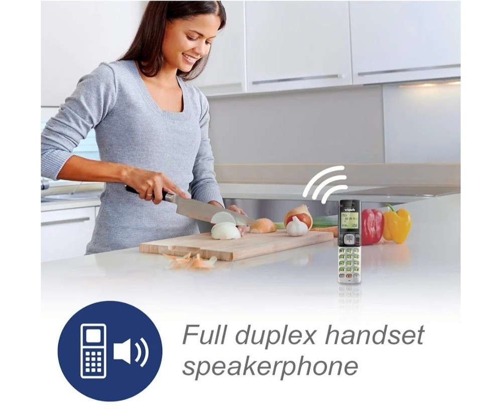 VTech 2 Handset Cordless Phone System - Bluetooth - CS6719-2. New Open Box