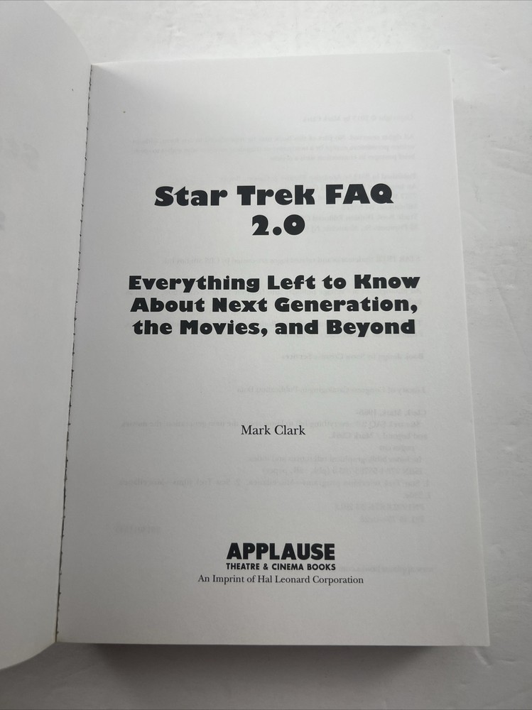 Star Trek FAQ 2.0 (Unofficial and Unauthorized): Everything Left to Know...