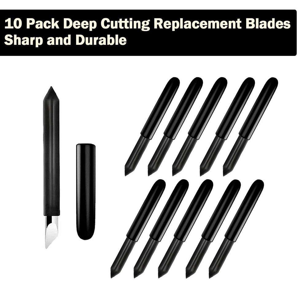 10PCS Replacement Deep Point Cutting Blades Compatible with Maker/Maker 3 Cut...