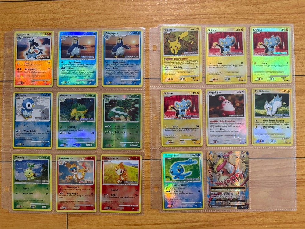 Pokemon Diamond and Pearl Stamped - Complete Set