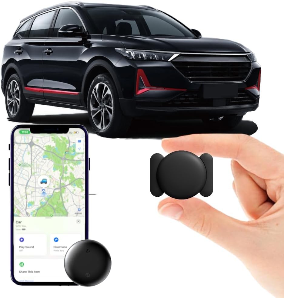 Car GPS Tracker for Vehicles, Worldwide Tracker, Black