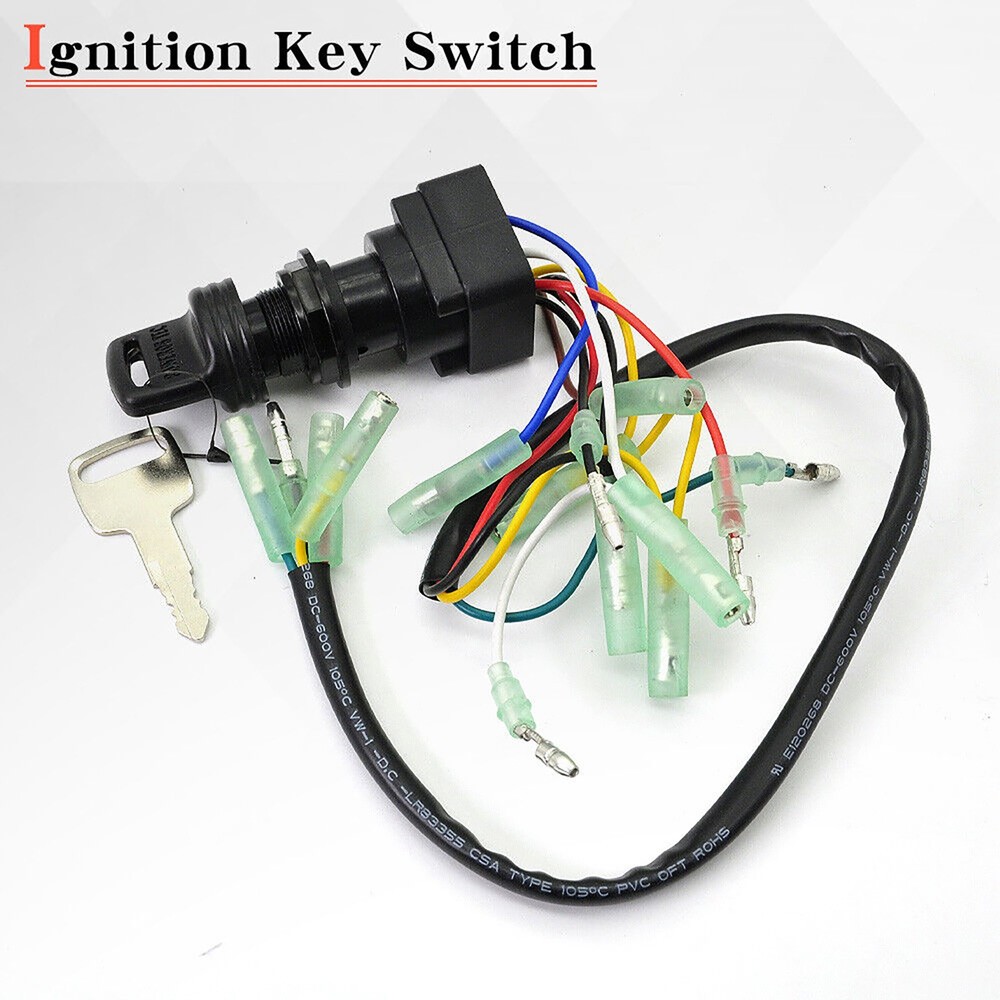 Ignition Key Switch Set For Yamaha Outboard Motor Control Box Accessories
