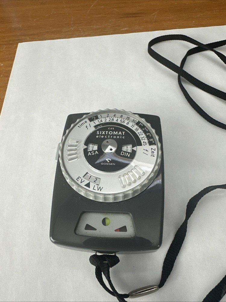 Lightmeter Gossen CdS Sixtomat Electronic Untested Needs Batteries