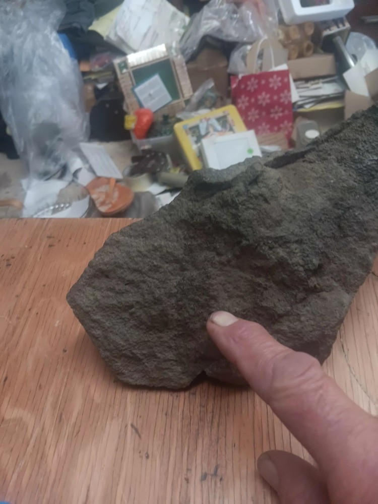 Lighting Struck Rock .