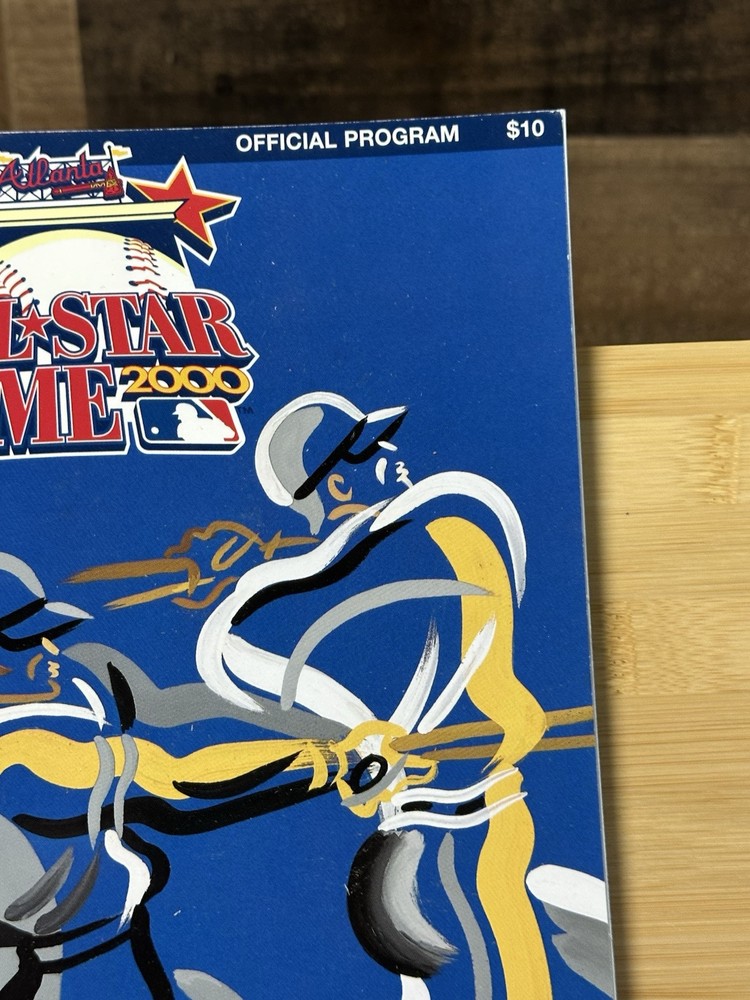 2000 Major League Baseball All Star Game Program From Turner Field