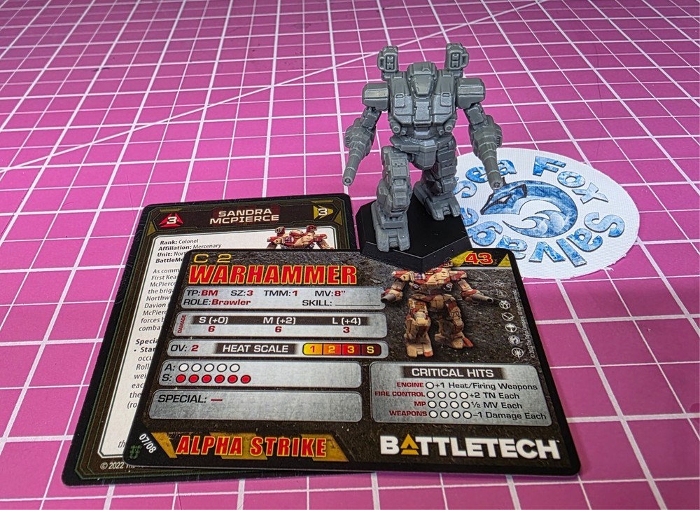 BattleTech Warhammer  Mech -- Northwind Highlanders + Cards