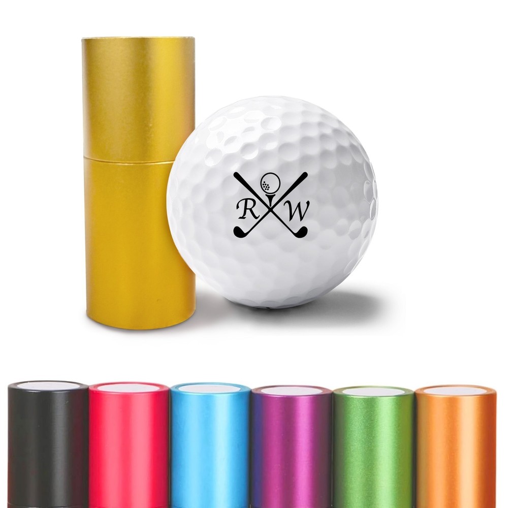 Custom Golf Ball Stamp Personalized Text Logo Marker Waterproof Golfball Stamper