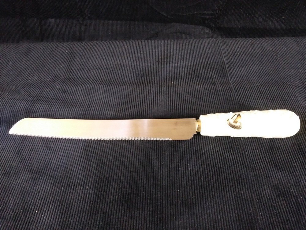 Ceramic Wedding Cake Knife & Server Free Engraving & Shipping