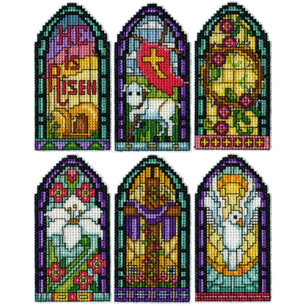 DIY Design Works Easter Windows Spring Plastic Canvas Ornament Kit 5927