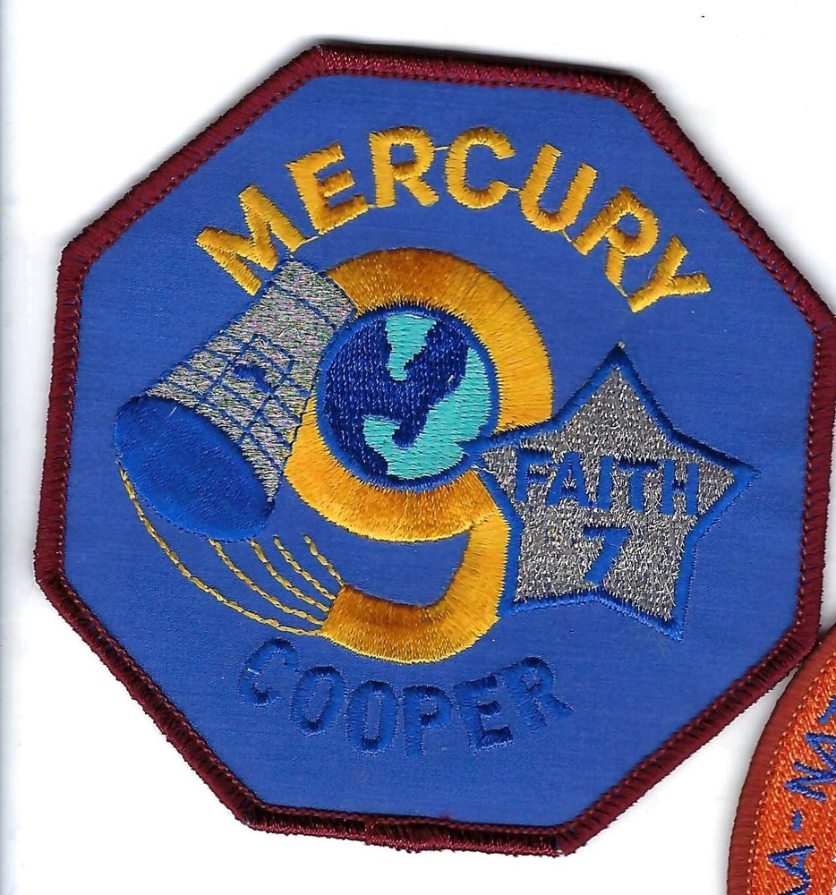 PATCH NASA MERCURY FAITH 7 COOPER     JP-6
