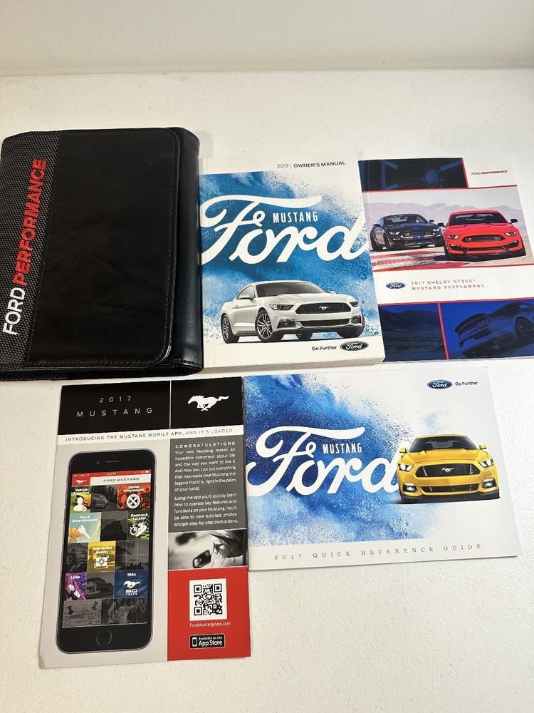 2017 Ford Performance Mustang Owner's Manual Set