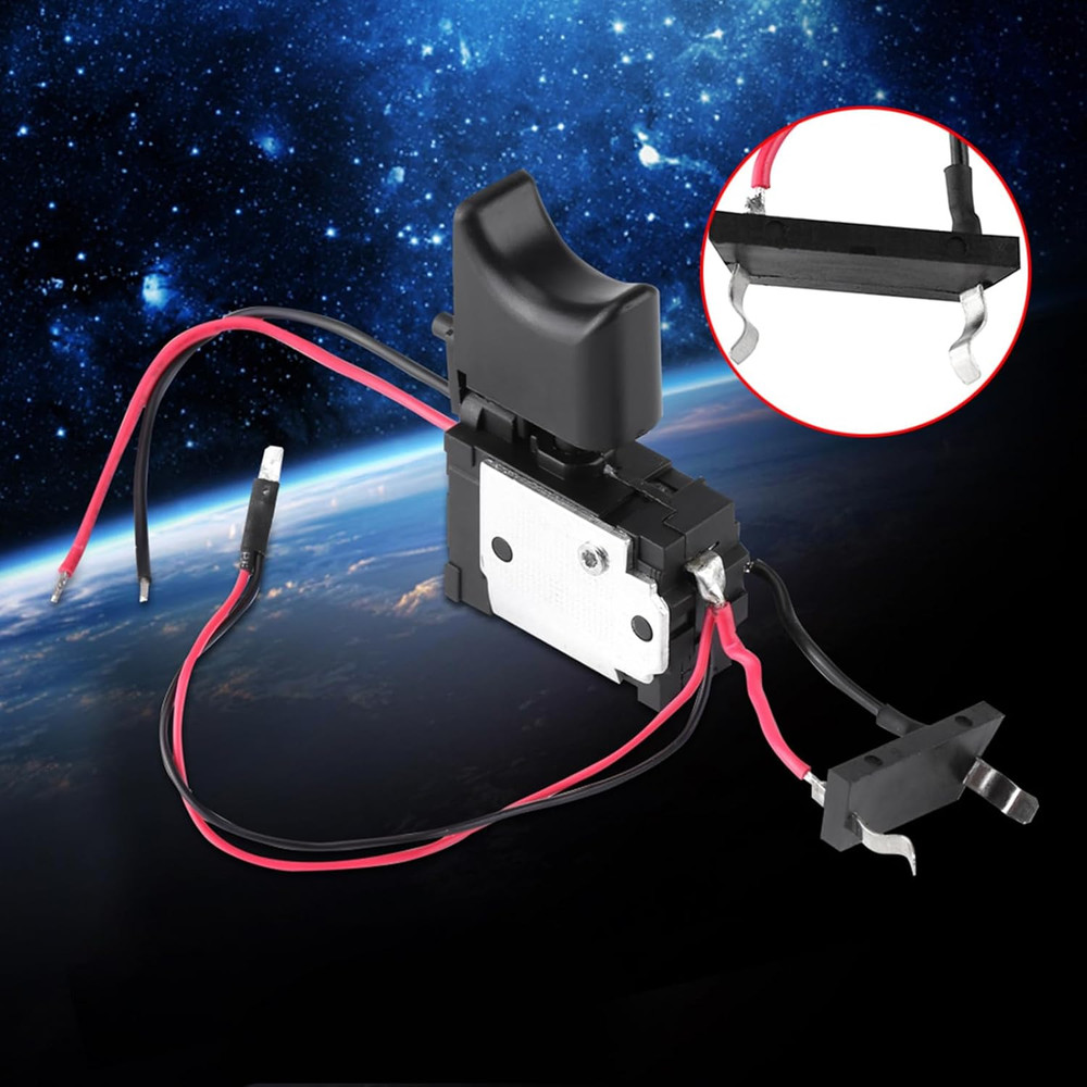 Electric Drill Switch, Cordless Drill Trigger Switch, 7.2V-24V Lithium Battery C