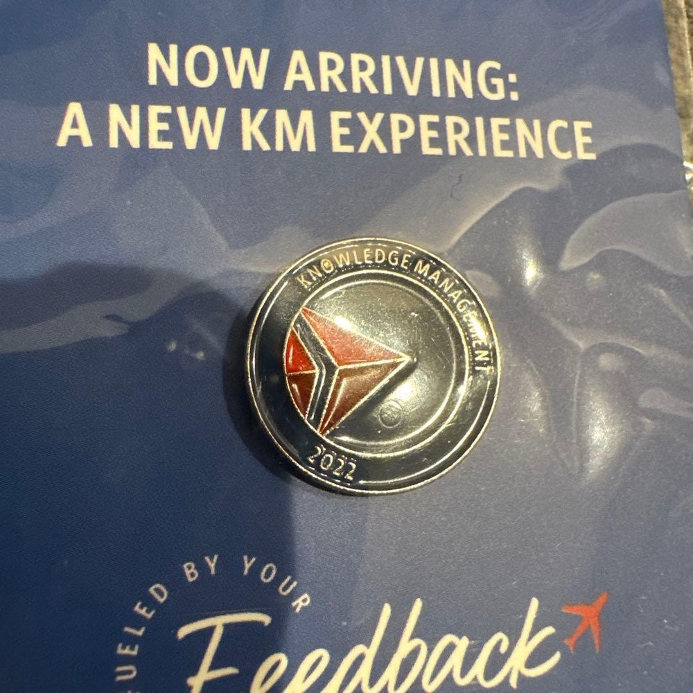 Delta Airlines 2022 Metallic Badge