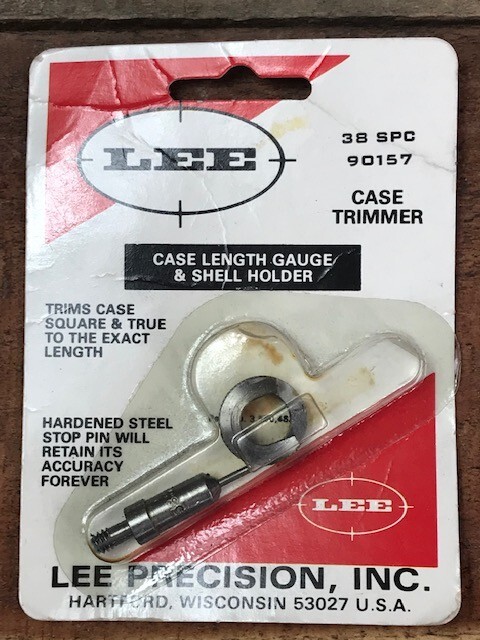 Lee Precision Case Length Gauge & Shell Holder 38 Special 90157