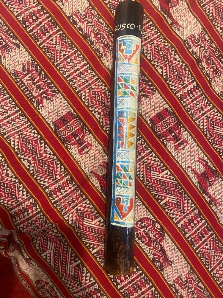 Peruvian handmade rainstick for sound healing