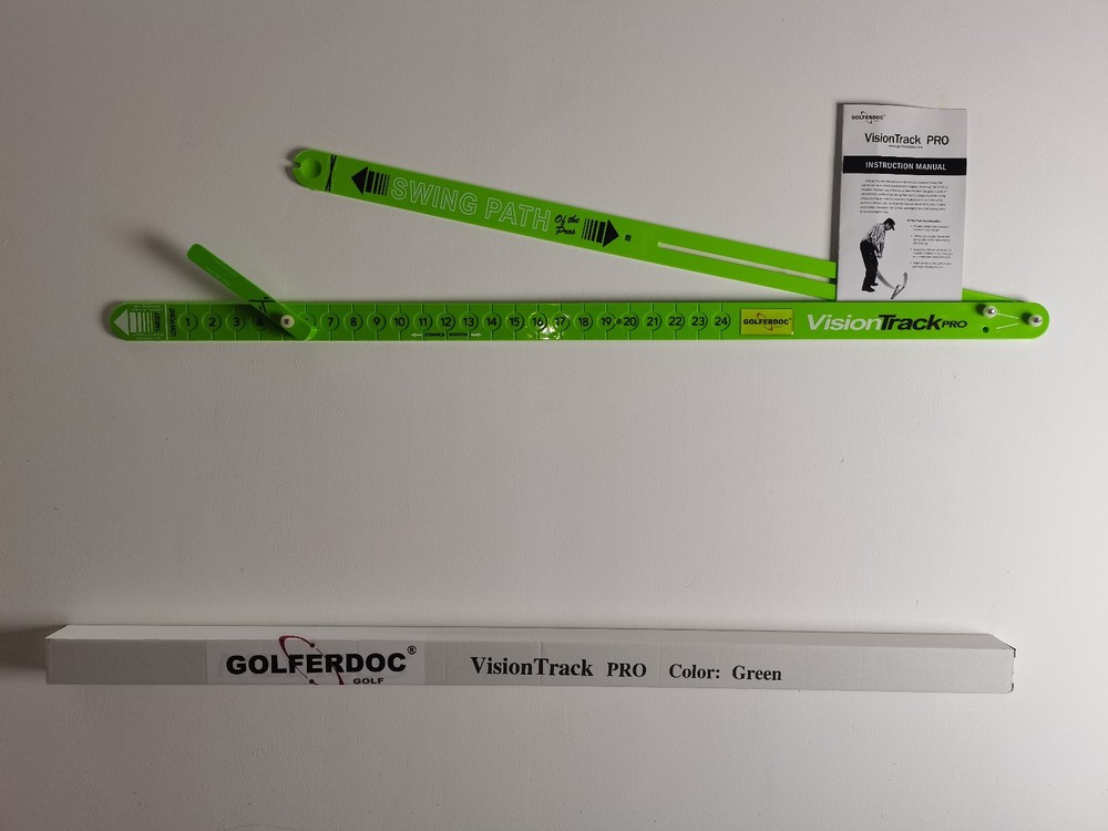 NEW Golferdoc Brand Green golf Swing Training Aid trainer Alignment VisionTrack