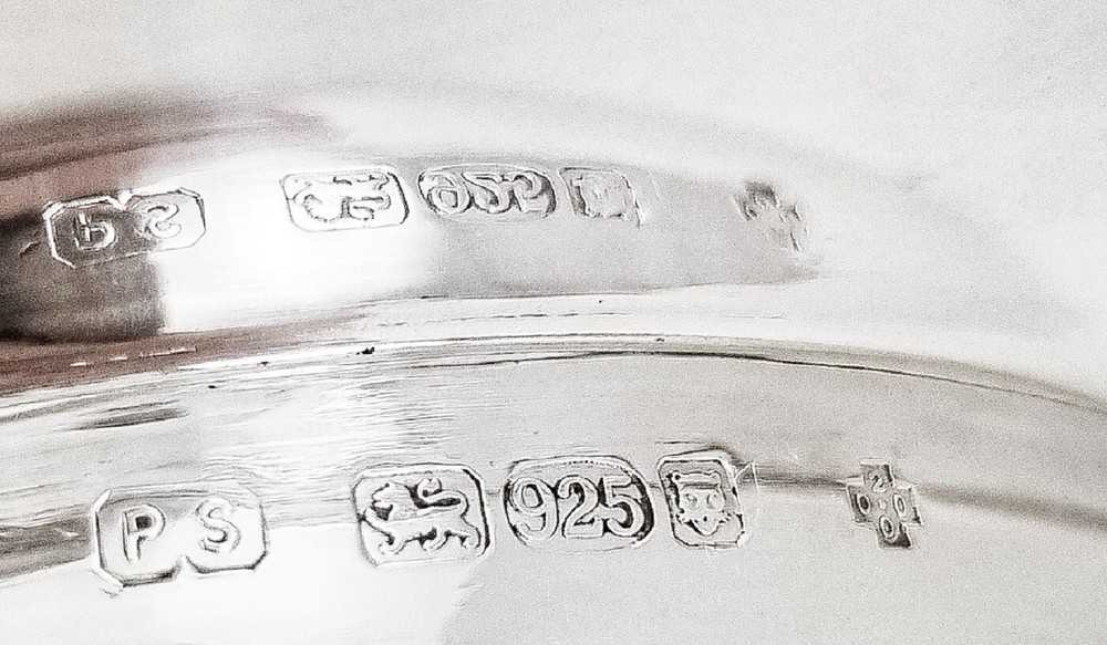 Commemorative sterling silver Millennium armada dish with special 2000 hallmark