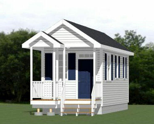 10x30 Tiny House -- 300 sq ft -- PDF Floor Plan -- Model 1