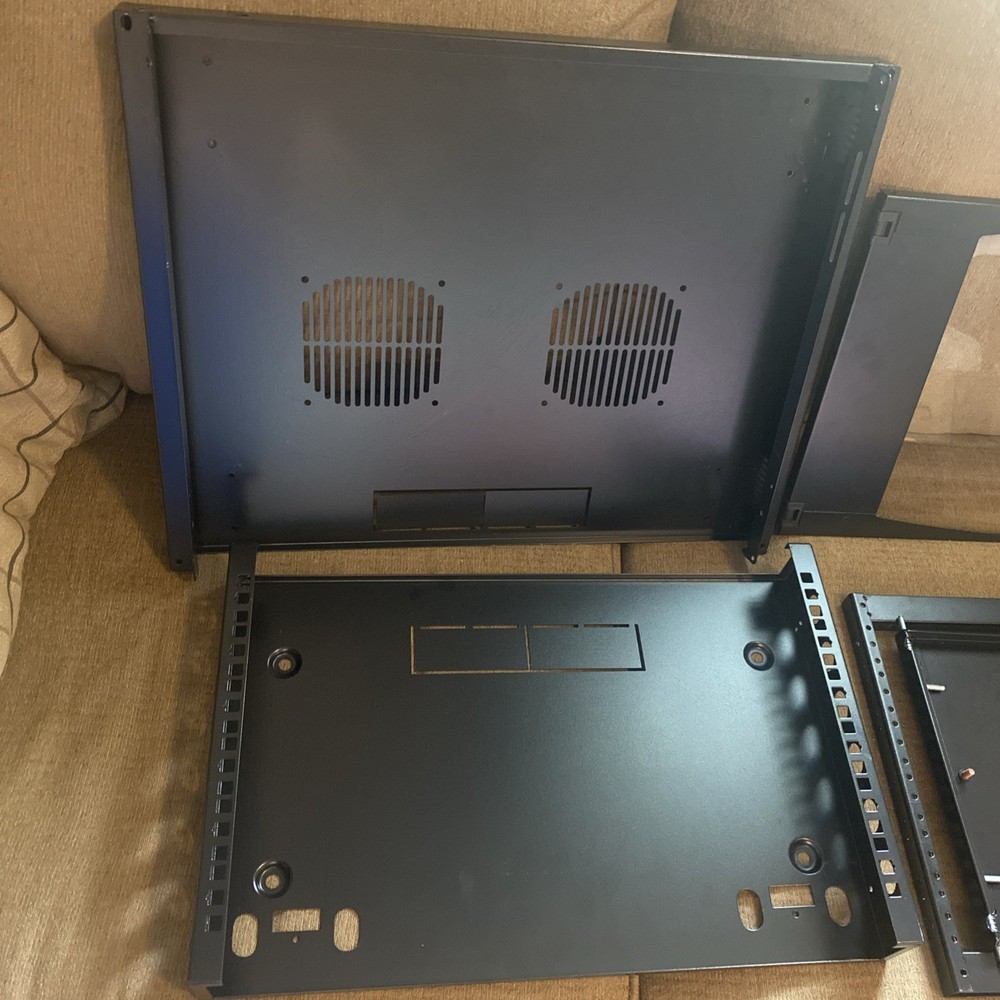 Wall Mount Server Cabinet for Networking Data Home Video WiFi Internet System 6U