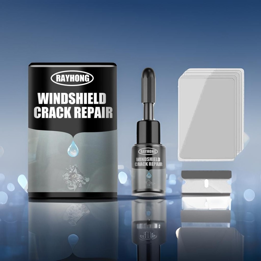 Premium Automotive Glass Repair Fluid - Windshield Crack Fix & Bonding Solution