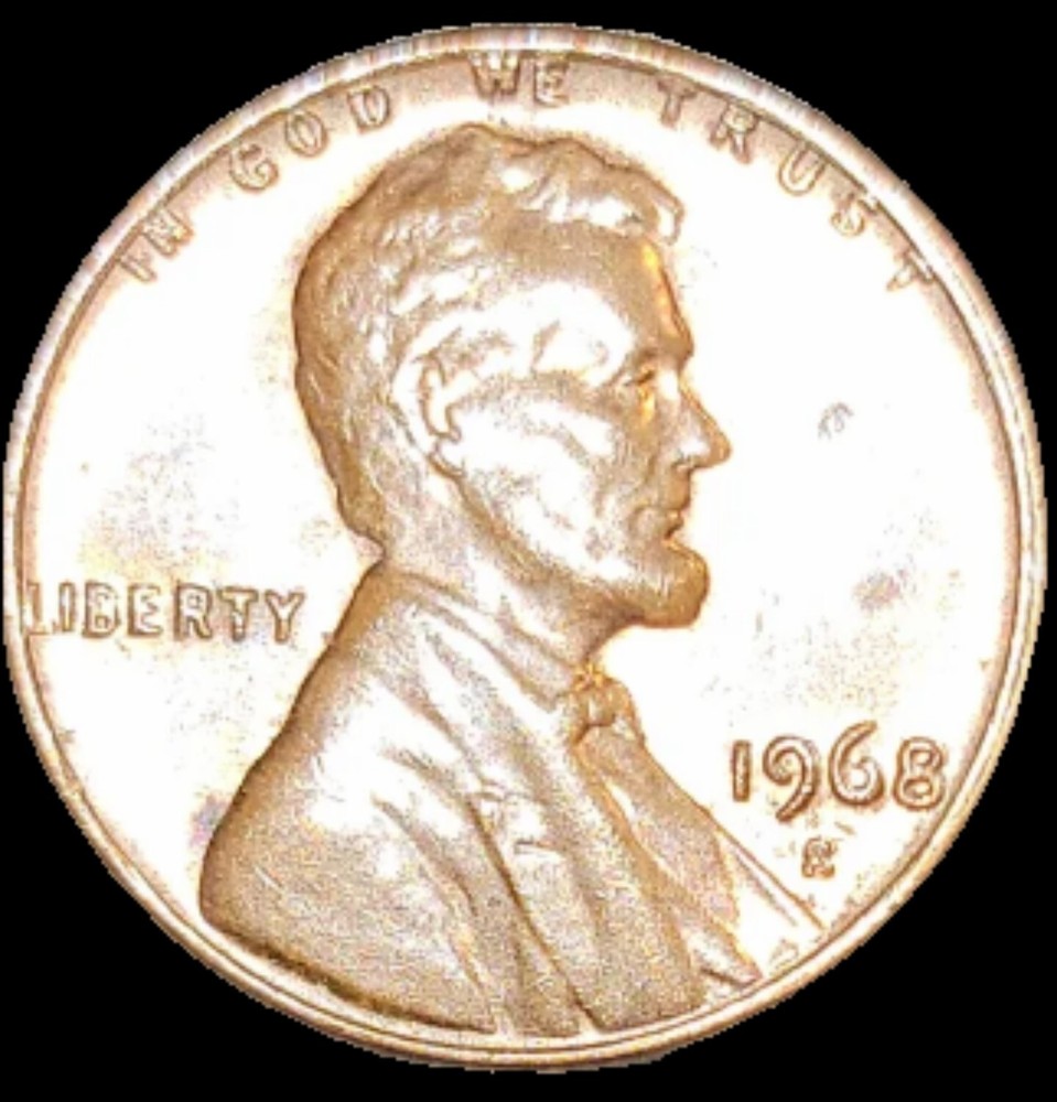 1968 D Doubling ERRORS DDO/R Lincoln cent