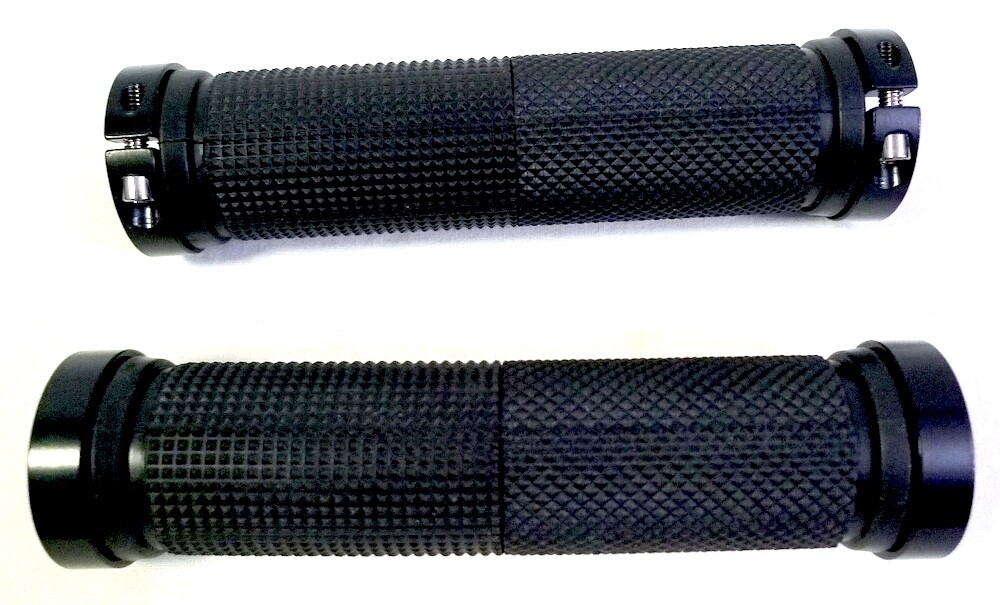 Unbranded Black Universal Bicycle Handlebar Lock-On Grips