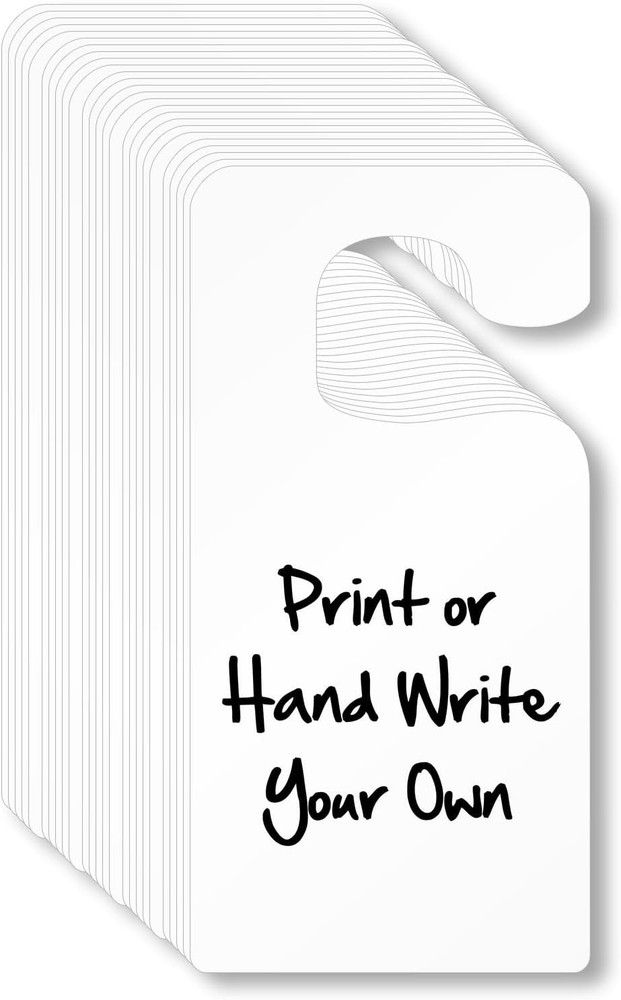 15 mil Plastic Parking Permit Tags 25 Pack