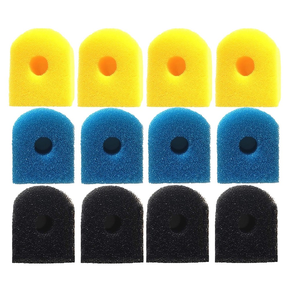 Aquarium Filter Replacement Sponge, Fish Tank Filter Replacement Parts, 3-Sta...