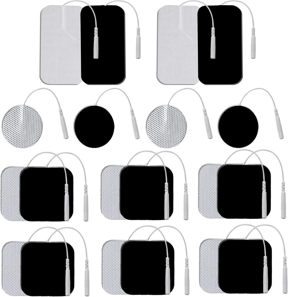 LotFancy TENS Unit Replacement Pads Assorted Sizes, 20PCS Self-Adhesive...