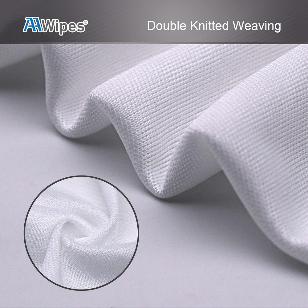 AAwipes Double Knit 100% Polyester Wipers Light Weight Version choose size 150Pc
