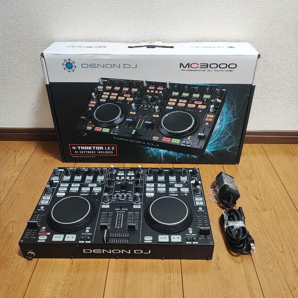 Junk DENON DJ MC3000 DJ Controller with Box and Power Cable