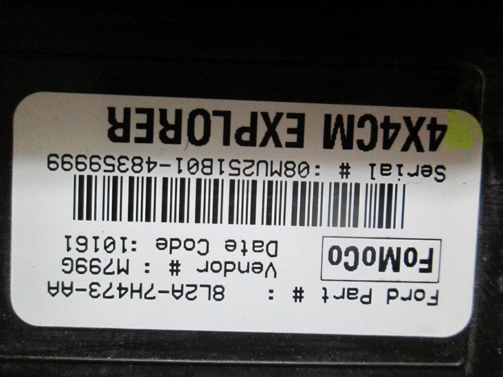 2012 Ford Explorer Transfer Case Control Module 4x4 TCCM 8L2A-7H473-AA OEM