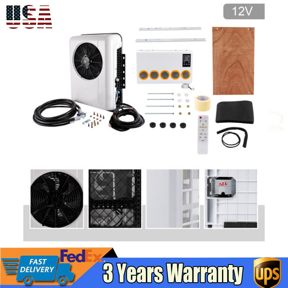 12V 6800BTU Universal RV Air Conditioner System Split Mini Split AC System Unit