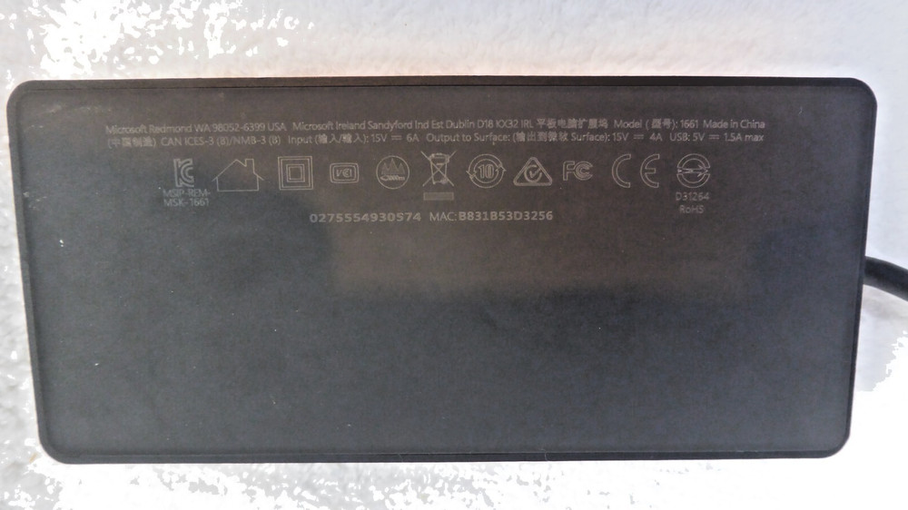 Microsoft Surface Dock Model 1661