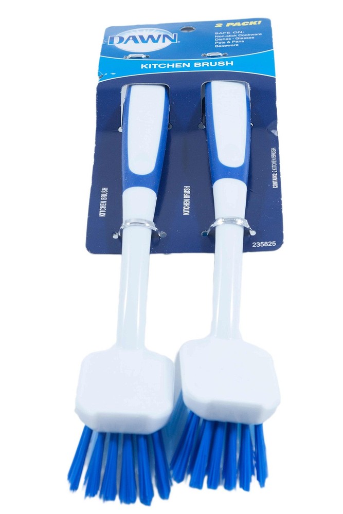 Dawn Kitchen Dish Brush, 1-Pack (2 Brushes in Total) 1-Pack, White