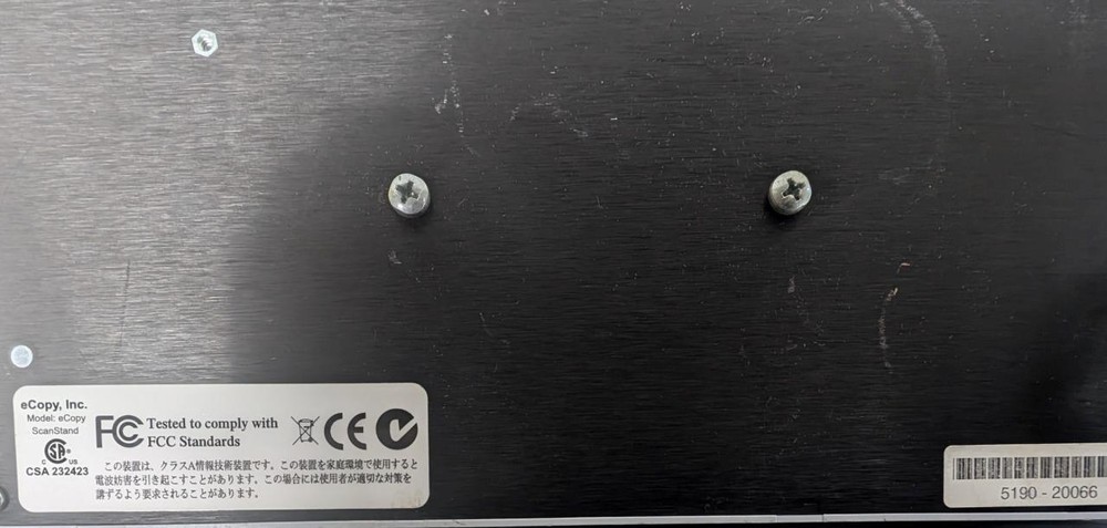 eCopy ScanStand SSLCD Display Monitor & Keyboard Workstation