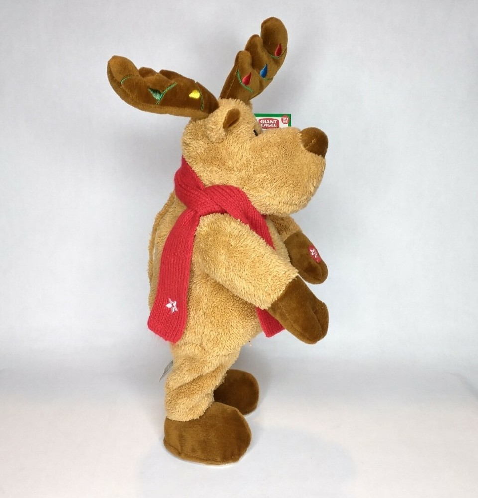 Singing Dancing Interactive 13 Inch Plush Reindeer
