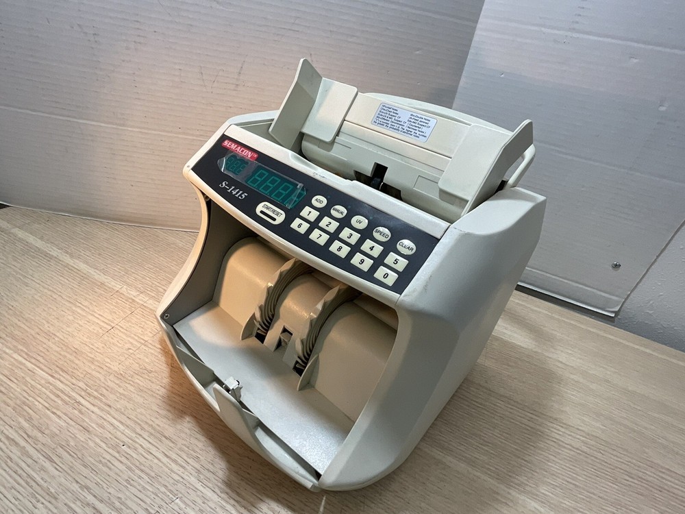 Semacon S-1415 Bill Counting Machine / As Is / MAR-875