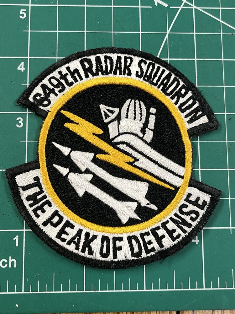 USAF US Air Force 649th Radar Squadron Patch