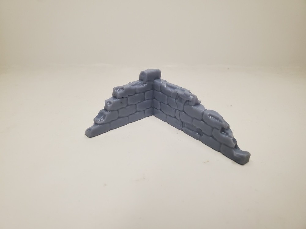 Custom Wargame Tabletop Terrain Broken Walls 2.0