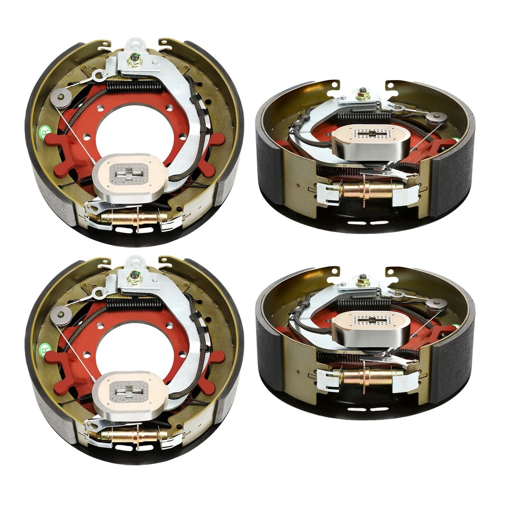 Four 12-1/4x3-3/8" 10K GD Electric Backing Plate 10000# Trailer Brake Fit US*