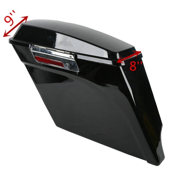 5'' Stretched Saddlebags & Conversion Bracket Kit Fit For Harley Softail 84-17