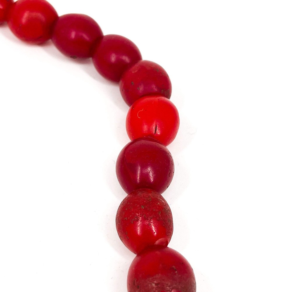 Red Pigeon Egg Hummingbird Egg Trade Beads