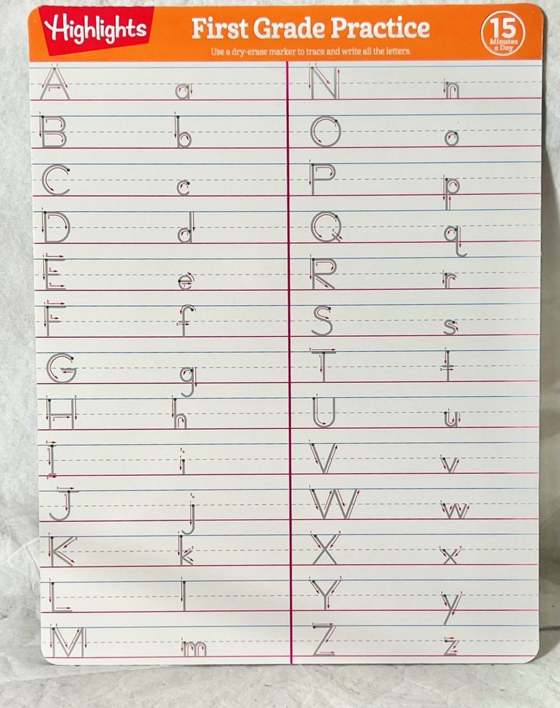Highlights Elementary reusable Alphabet and Writing board (B)