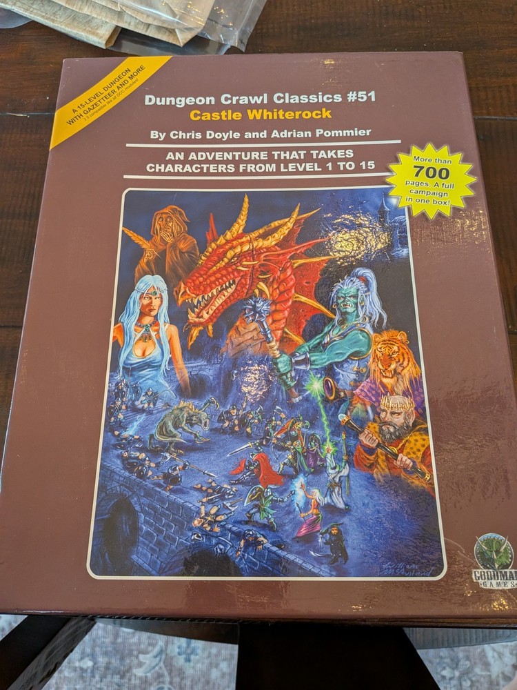Dungeon Crawl Classics #51 - Castle White Rock - D&D 3.5 - DCC