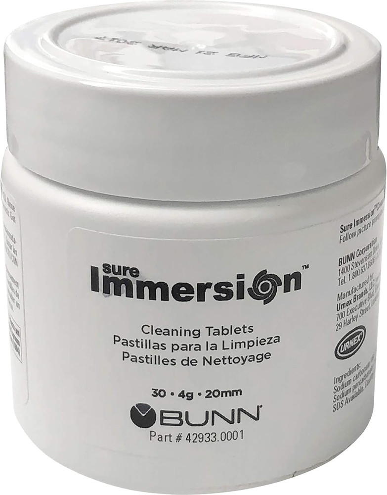 Tablet, Cleaning 1 Jar Sure Immersion