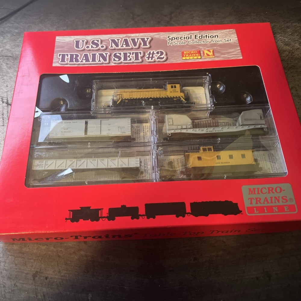 Micro-Train N Scale Us Navy Train Set #2 Special Edition
