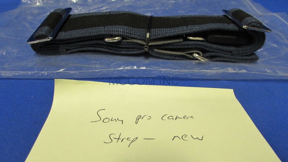 Sony Panasonic Broadcast Camera Strap for Professional Shoulder Camera Blue- New