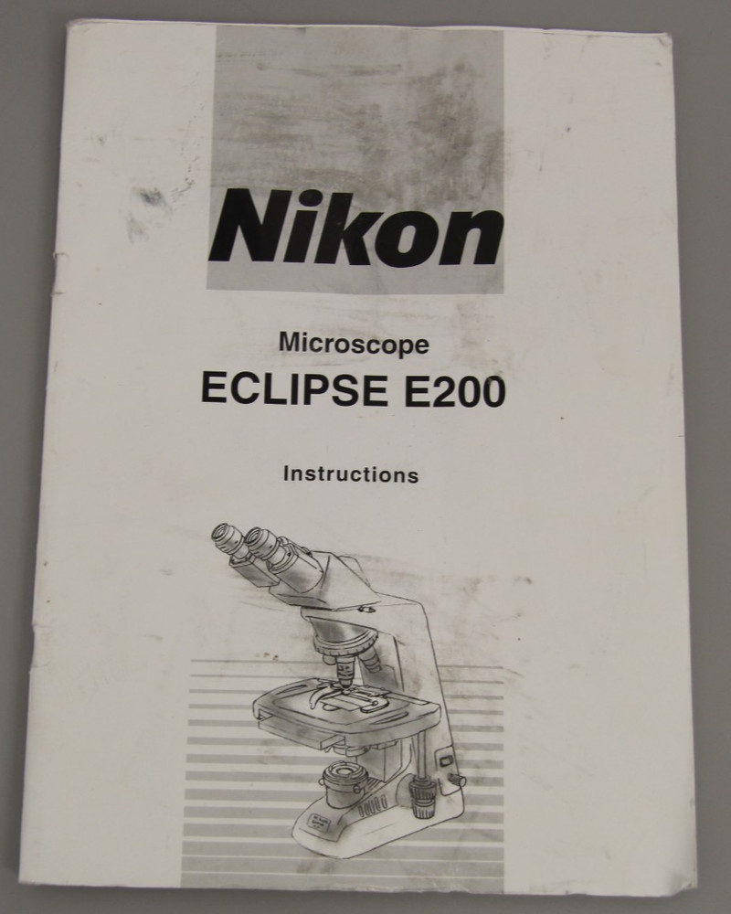 Nikon Eclipse E200 Microscope With Nikon E2-TB Viewing Head And No Objectives